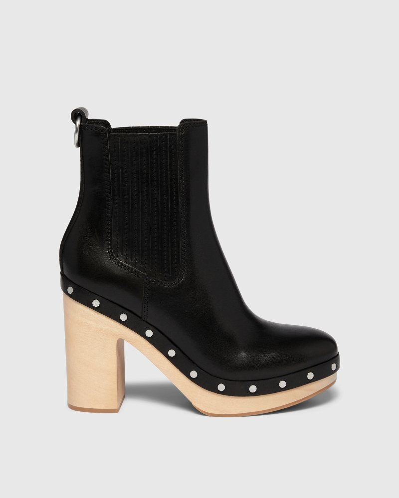Adina Boot - Black Leather